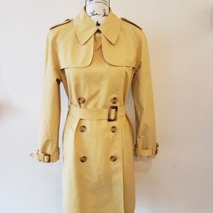Vintage yellow talbots trench coat